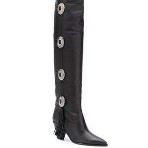 Aquazzura Over-the-Knee Leather Boots